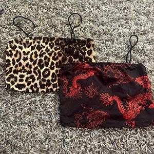 straight top crop tops